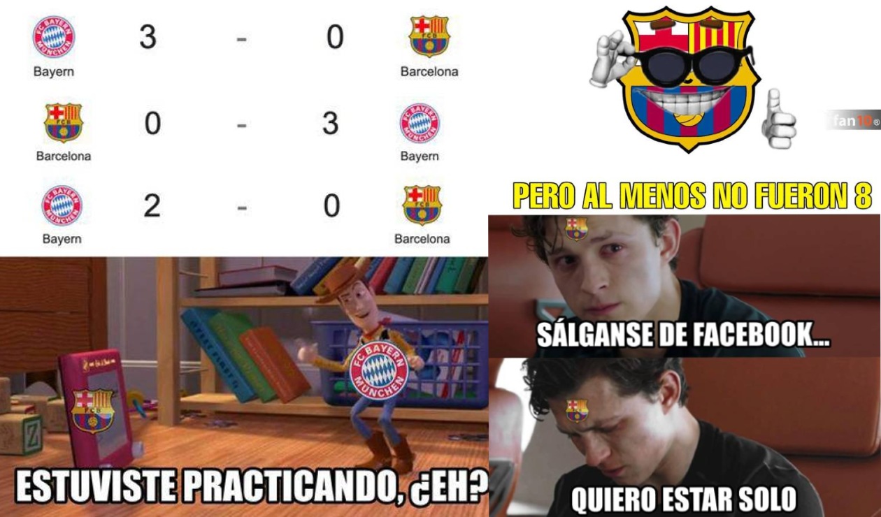 Los Mejores Memes De La Derrota Del Barcelona Ante Bayern | Antena 2